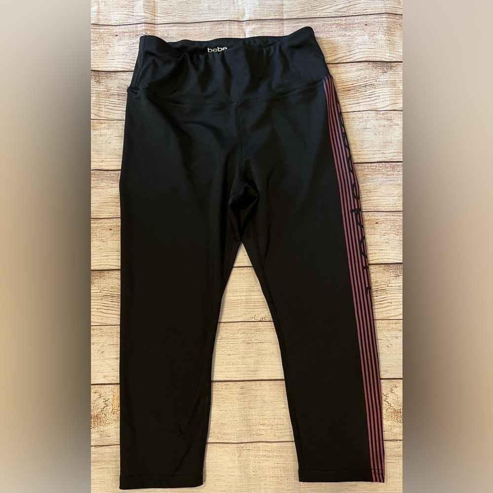 Babe Sport Side Stripe Capri Womens Size Medium